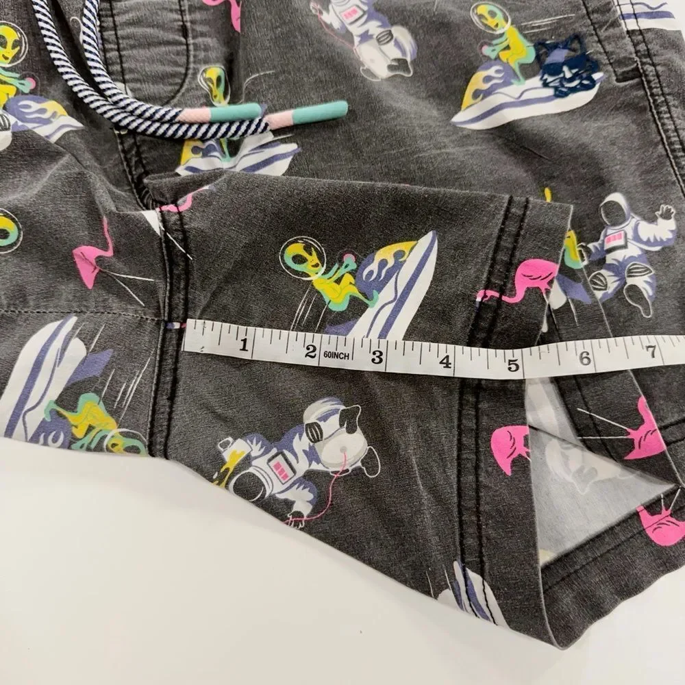 Party Pants Alien Print Swim Shorts Medium - Picture 11 of 13